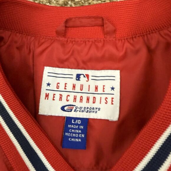 Vintage 90s St.Louis Cardinals Windbreaker Pullover Mens Size L MLB Carl Banks - Picture 6 of 13